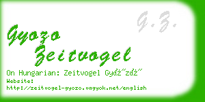gyozo zeitvogel business card